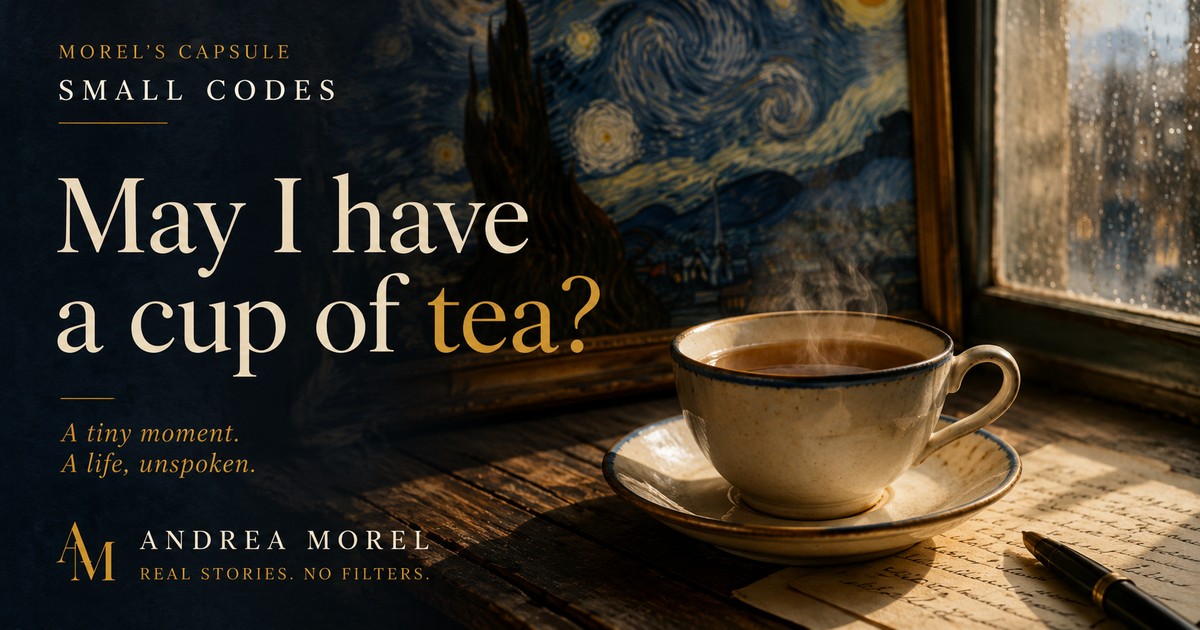 May I have a cup of tea?, a Van Gogh-inspired Small Code